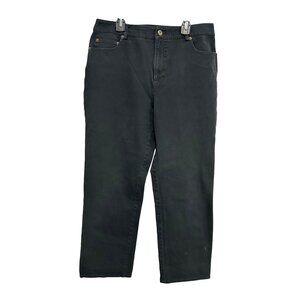 Eric Jeans Womens Black Casual Pants Size 10 Cotton & Spandex